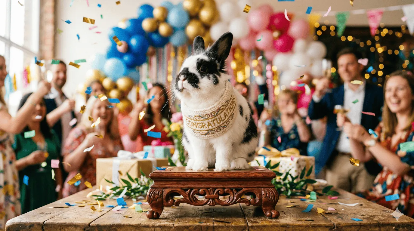 Congratulations — applause and praise