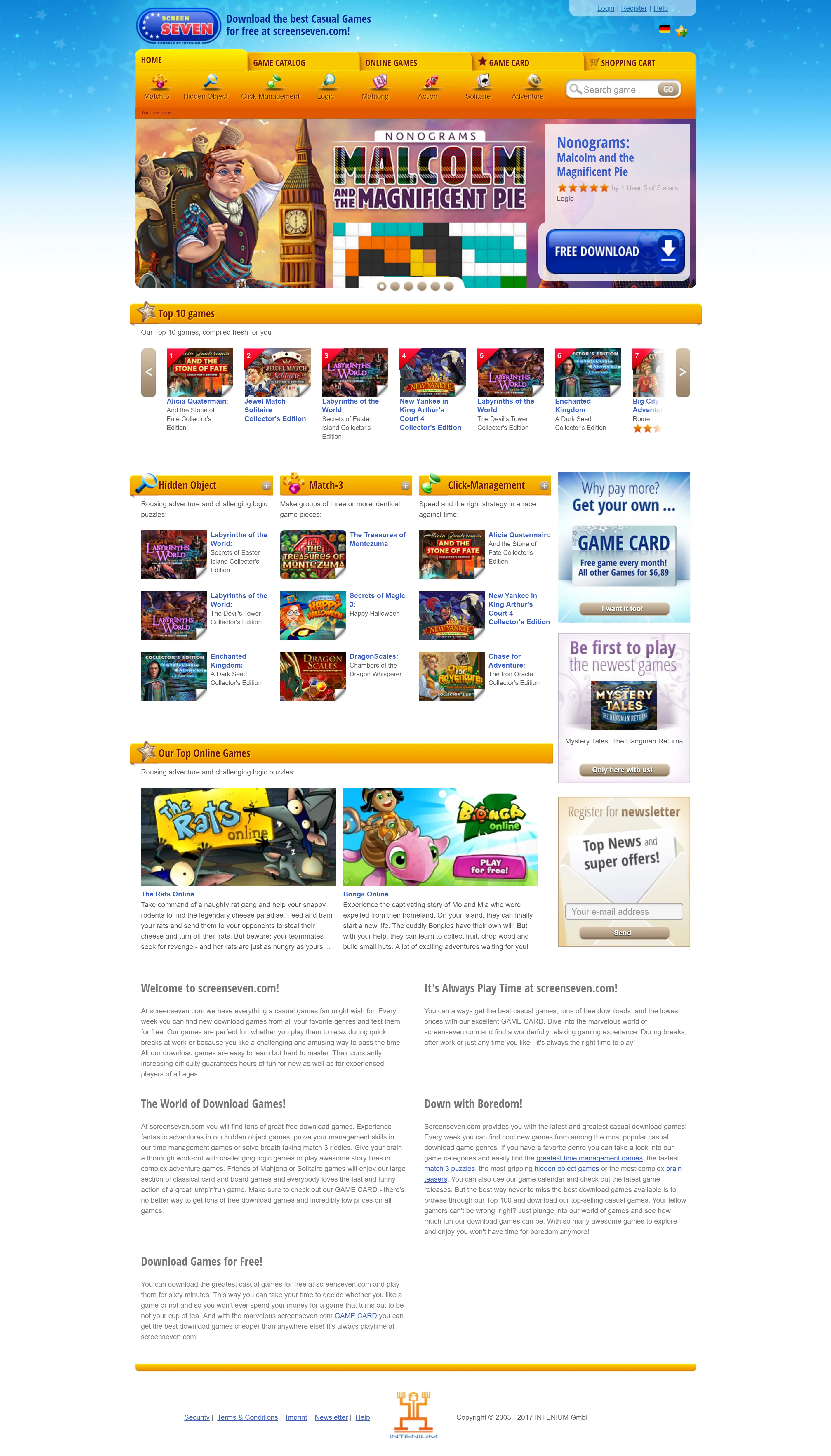 Screen Seven — full-page screenshot